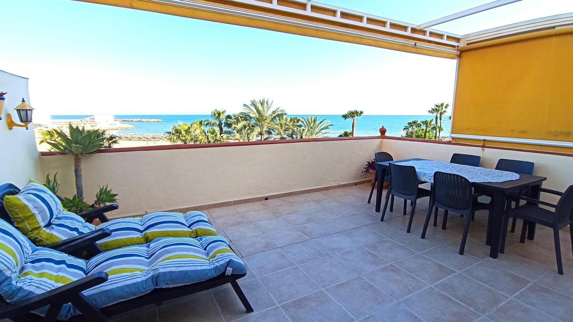Ole Playa 5A Beach Front - A pie de playa, sea views - Vistas al mar, Puerto Marina Benalmádena Exterior foto